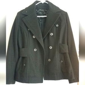 Esprit Military style wool peacoat